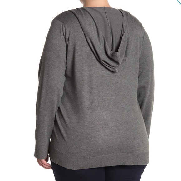 V-Neck Pullover Hoodie Sweater - Picture 2 of 2